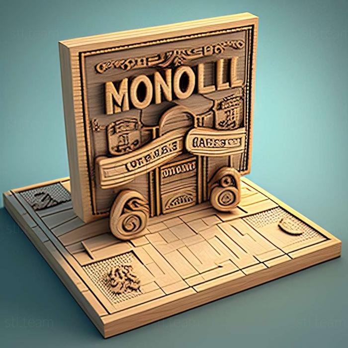 3D model Monopoly Streets game (STL)